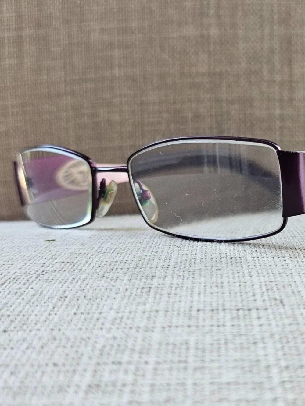 Anne Klein Women Glasses Frame AK9103 540 Eyewear Purple Tone Metal Eyeglasses